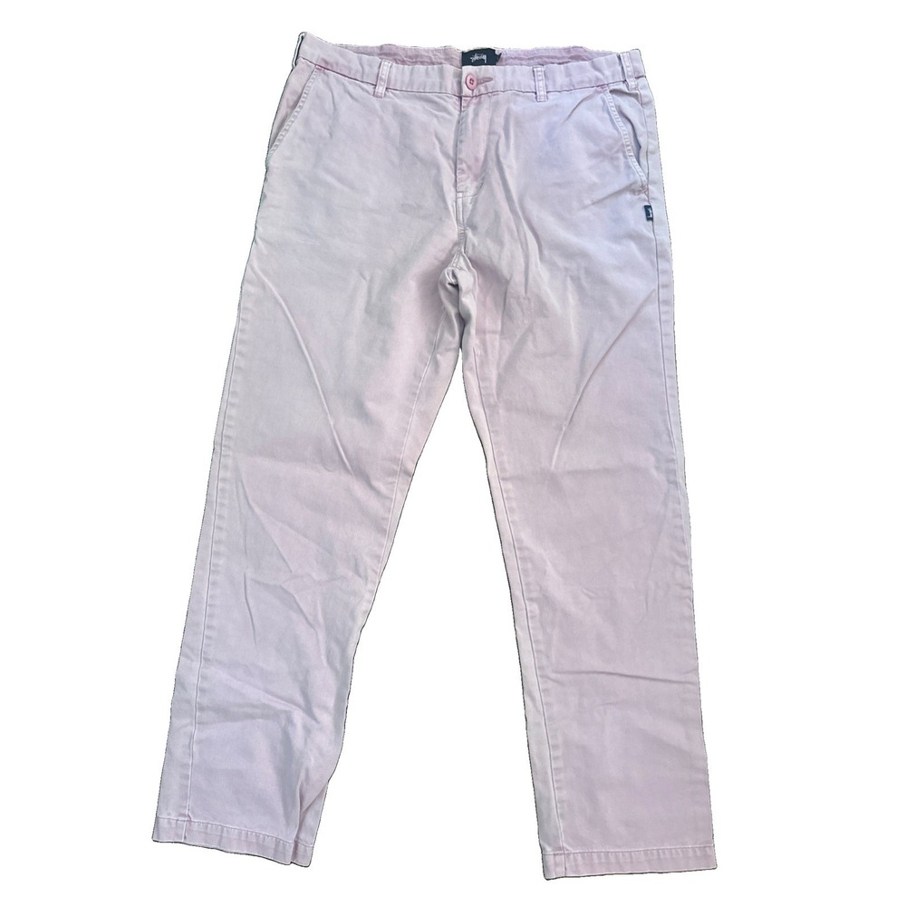 Vintage Stussy Pants Mens Size 36 Skater Y2K Pink 90s Streetwear
